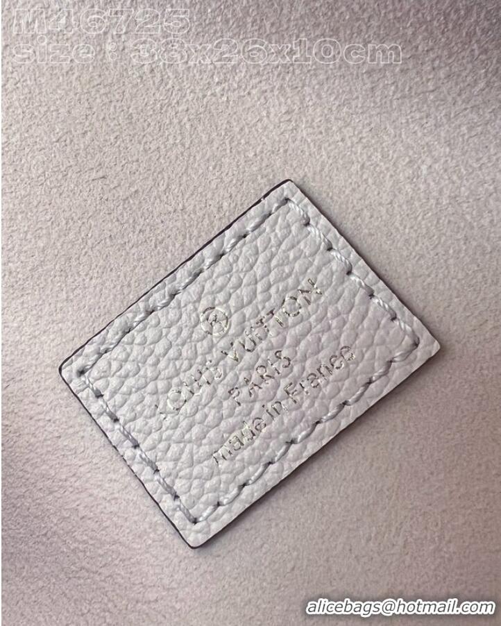 New Style Louis Vuitton Monogram Empreinte Loop Hobo M46739 White