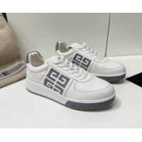 Grade Quality Givenchy G4 sneakers in White Leather Grey 704013