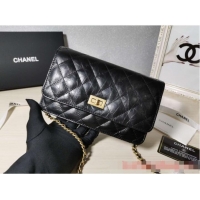 Super Quality Chanel CLASSIC WALLET ON CHAIN AP0251 Black