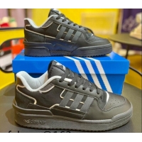 Good Looking Adidas Originals Forum Low Top Sneakers Black 419002