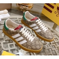 Buy Luxury adidas x Gucci Gazelle GG Canvas Low-top Sneakers Beige GG Canvas 106124
