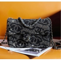 Good Product Chanel Sequins SMALL FLAP BAG AS4561 black&white