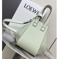 Big Discount Loewe Classic Soft grain cow leather Hammock bag 46622 light green