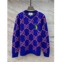 ​Reasonable Price Gucci GG Wool Sweater G122023 Blue 2023