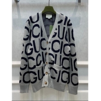 ​Trendy Design Gucci Wool Cardigan G122219 Grey 2023