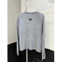 ​Lowest Cost Prada Wool Sweater P112913 Grey 2023
