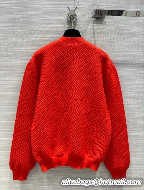 Top Quality Louis Vuitton Wool Cardigan LV111039 Red 2023