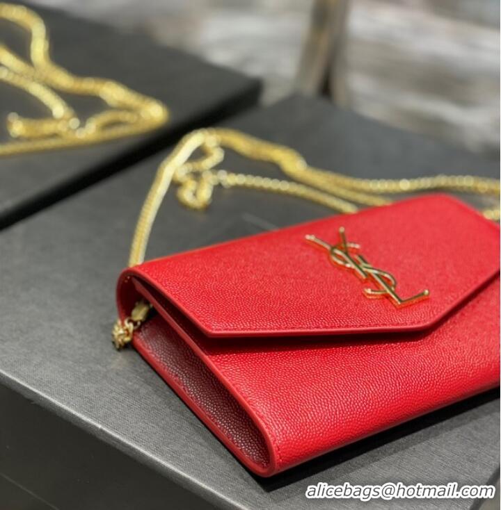 Buy Inexpensive Yves Saint Laurent Pochette Bag 607788 Red