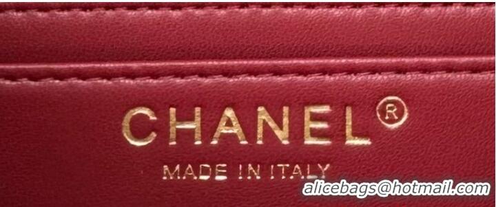 Best Price Chanel CLASSIC HANDBAG A01116 Light Purple& Burgundy