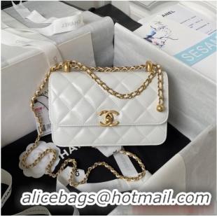 Best Price Chanel SMALL FLAP BAG AS2289 White