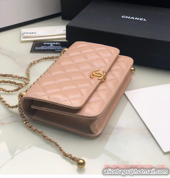 Top Grade Chanel SMALL FLAP BAG AS2289 light pink
