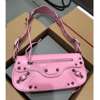 Famous Brand Balenciaga WOMENS LE CAGOLE SHOULDER BAG 6688 pink