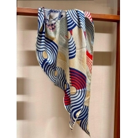 Famous Brand Hermes Cashmere & Silk Triangle Scarf H1207 2024