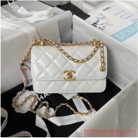 Best Price Chanel SMALL FLAP BAG AS2289 White