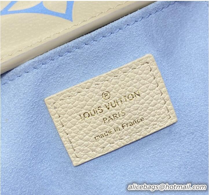 Famous Brand Louis Vuitton Petit Sac Plat M81417 Blue