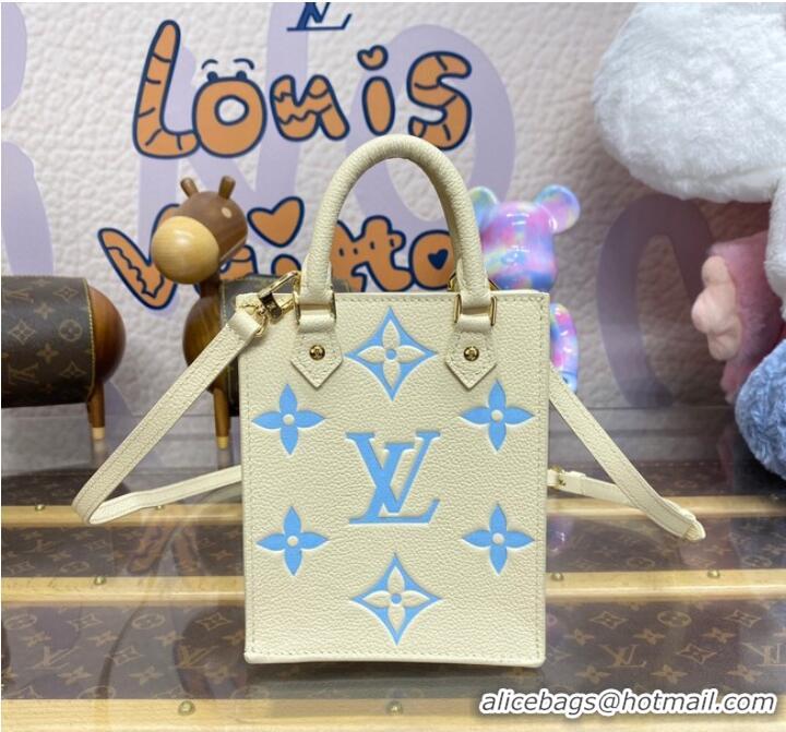 Famous Brand Louis Vuitton Petit Sac Plat M81417 Blue