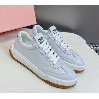 Unique Style Miu Miu Leather Sneakers White 0129083