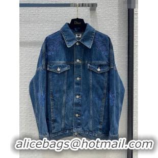 Promotional Dior Denim Jacket D022302 Blue 2024