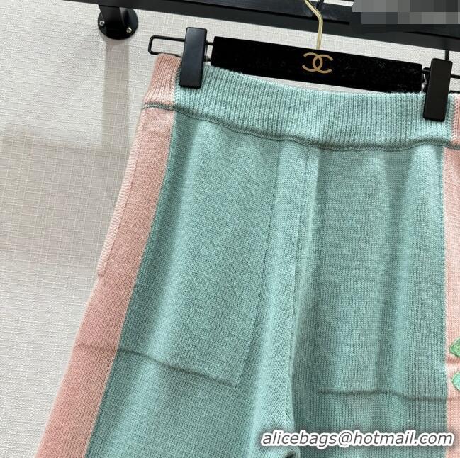 ​Buy Fashionable Chanel Cashmere Pants CH113023 Green 2023