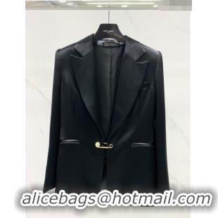 Luxurious Grade Versce Acetate Jacket V030717 Black 2024