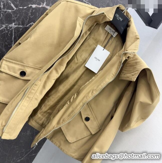 Famous Brand Celine Jacket C030801 Brown 2024