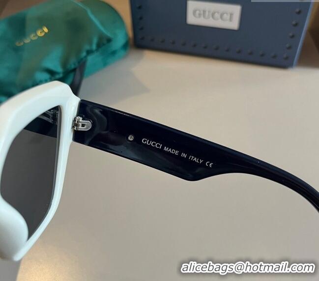 Top Quality Gucci Sunglasses with GG Web 0305 White 2024