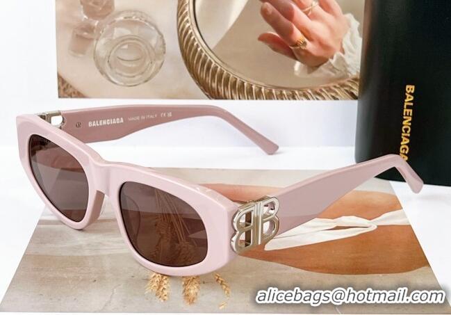 Good Looking Balenciaga Sunglasses BB0095 Pink 2023