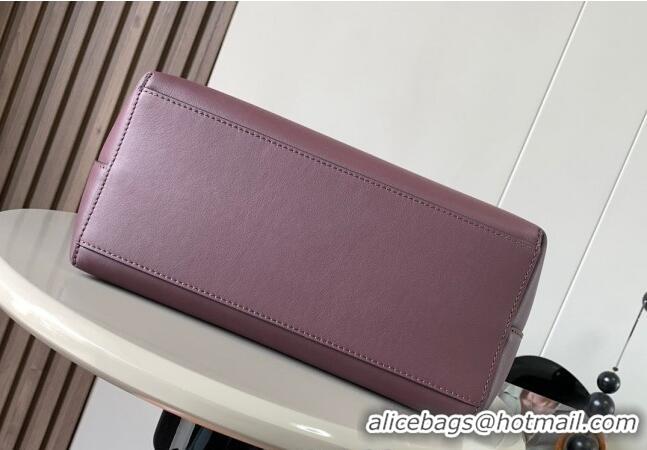 Unique Grade Loewe Small Anagram Tote bag in classic calfskin 9300 Purple 2024