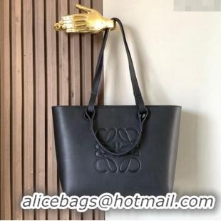 Buy Inexpensive Loewe Small Anagram Tote Bag In Classic Calfskin 9300 Black 2024