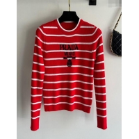 Top Grade Prada Wool Sweater P11027 Red 2024