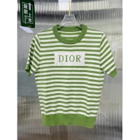 ​Famous Brand Dior Short-sleeved Wool Sweater D022615 Green 2024