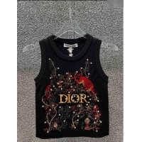 ​Noble Useful Dior Knit Vest D022710 Black 2024