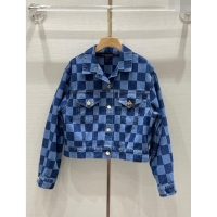 Well Crafted Louis Vuitton Denim Jacket LV11209 Blue 2024
