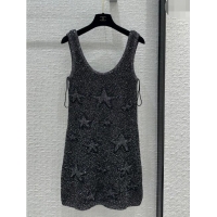 Buy Luxurious Chanel Sequin Star Dress CH120103 Black 2023