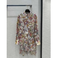 Affordable Price Dior Cotton Long Shirt D031312 Multicolor 2024