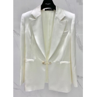 Fashion Discount Versce Acetate Jacket V030718 White 2024