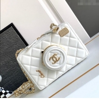 Promotional Chanel Quilted Calfskin Camera Bag AS4817 White 2024