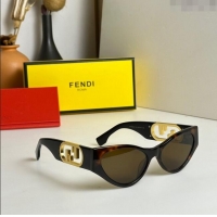 Free Shipping Fendi O'Lock Sunglasses FE40049 Black/Brown 2023
