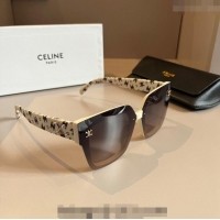 Top Quality Celine Sunglasses 030401 White 2024 