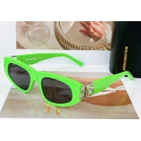 Buy Fashionable Balenciaga Sunglasses BB0095 Green 2023