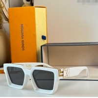Buy Cheap Louis Vuitton 1.1 Millionaires Sunglasses Z1165 White/Black 2023