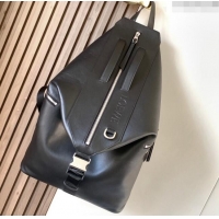 Shop Cheap Loewe Men's Convertible backpack in classic calfskin LE9112 Black 2023