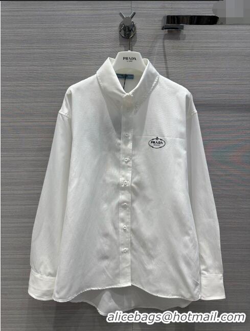 Buy Cheap Prada Shirt CH032718 White 2024