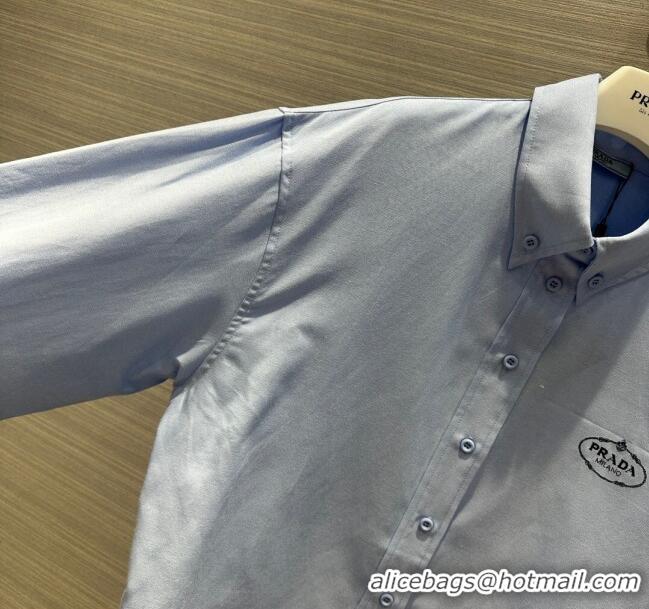 Top Quality Prada Shirt CH032720 Blue 2024