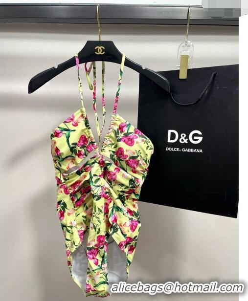 ​Classic Grade Dolce & Gabbana DG Swimwear CH040140 Yellow 2024