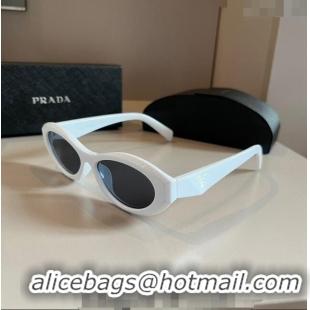 Shop Grade Prada Sunglasses PR26Z White 2024