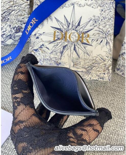 Good Product Dior CD Card Holder in Dior Oblique Jacquard CD1115 Black 2024