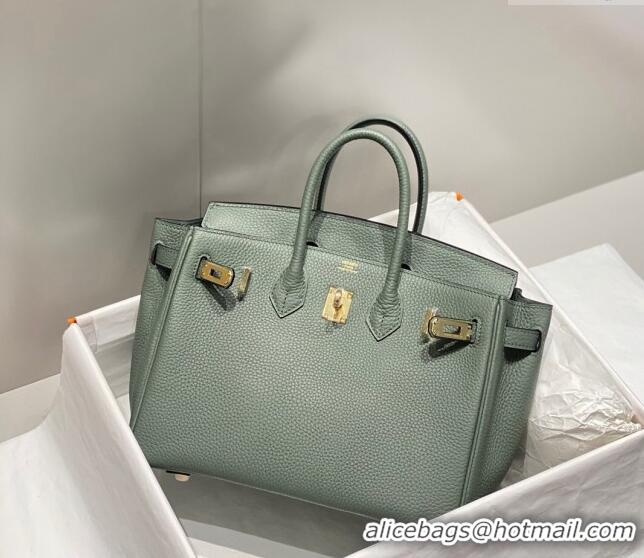 New Fashion Hermes Birkin 25cm Bag in Togo Leather 1227 Almond Green