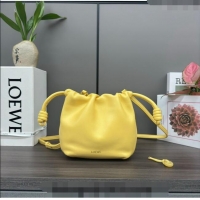 Promotional Loewe Mini Flamenco Purse bag in mellow nappa lambskin 262333 Candy Yellow 2024