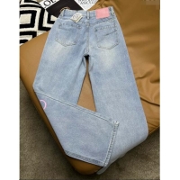 Famous Brand Loewe Denim Jeans L040312 Blue/Pink 2024